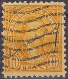z vendido USA 1922-5 Scott 562 Sello º Presidente James Monroe (28/4/1758-4/7/1831) Etats Unis Estados Unidos 